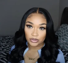 Transparente pelucas de encaje de la peluca de la onda del cuerpo de 13x4x1 frente de encaje pelucas de cabello humano Pre arrancó parte de encaje peluca para las mujeres negras Wondergirl