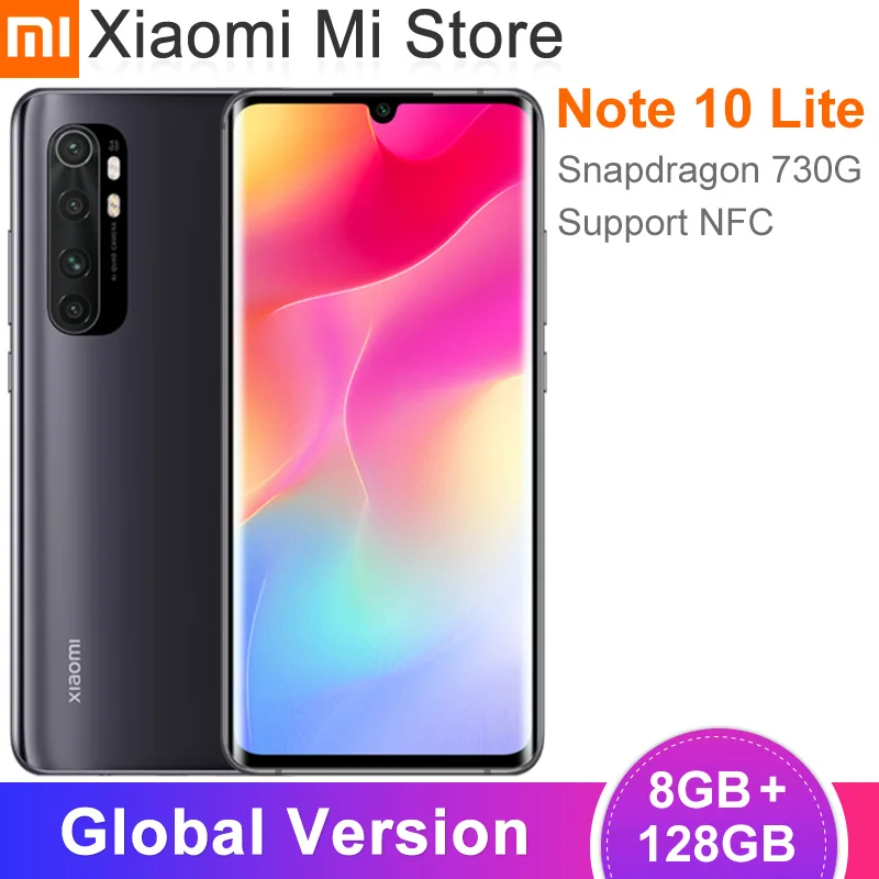 Глобальная версия смартфона Xiaomi Mi Note 10 Lite 8 Гб 128 ГБ Snapdragon 730G 64MP камера NFC 6,47 ″ AMOLED дисплей 5260 мАч|Смартфоны и мобильные телефоны|   | АлиЭкспресс