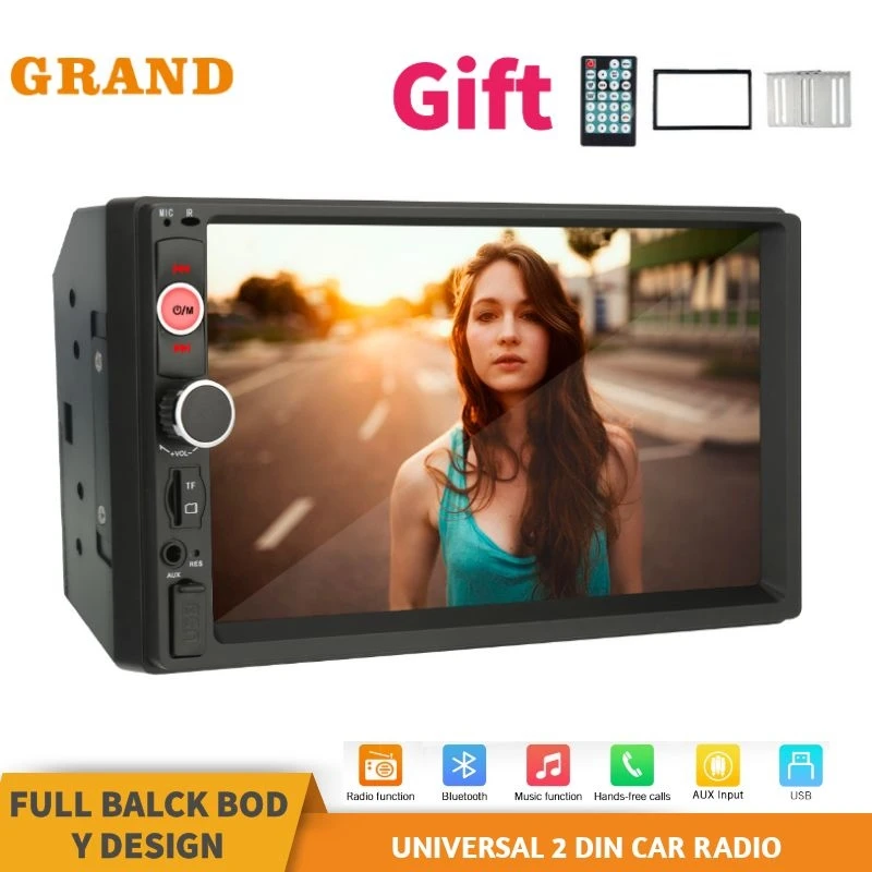 US $31.16 Universal 2 Din Car Radios 7 Hd Autoradio Mirror Link Car