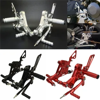 

Race Adjustable Rearset Footrests Driver Foot Rest Pegs Pedals Rear Set For DUCATI Monster 696 795 796 M696 M795 M796 2008-2014