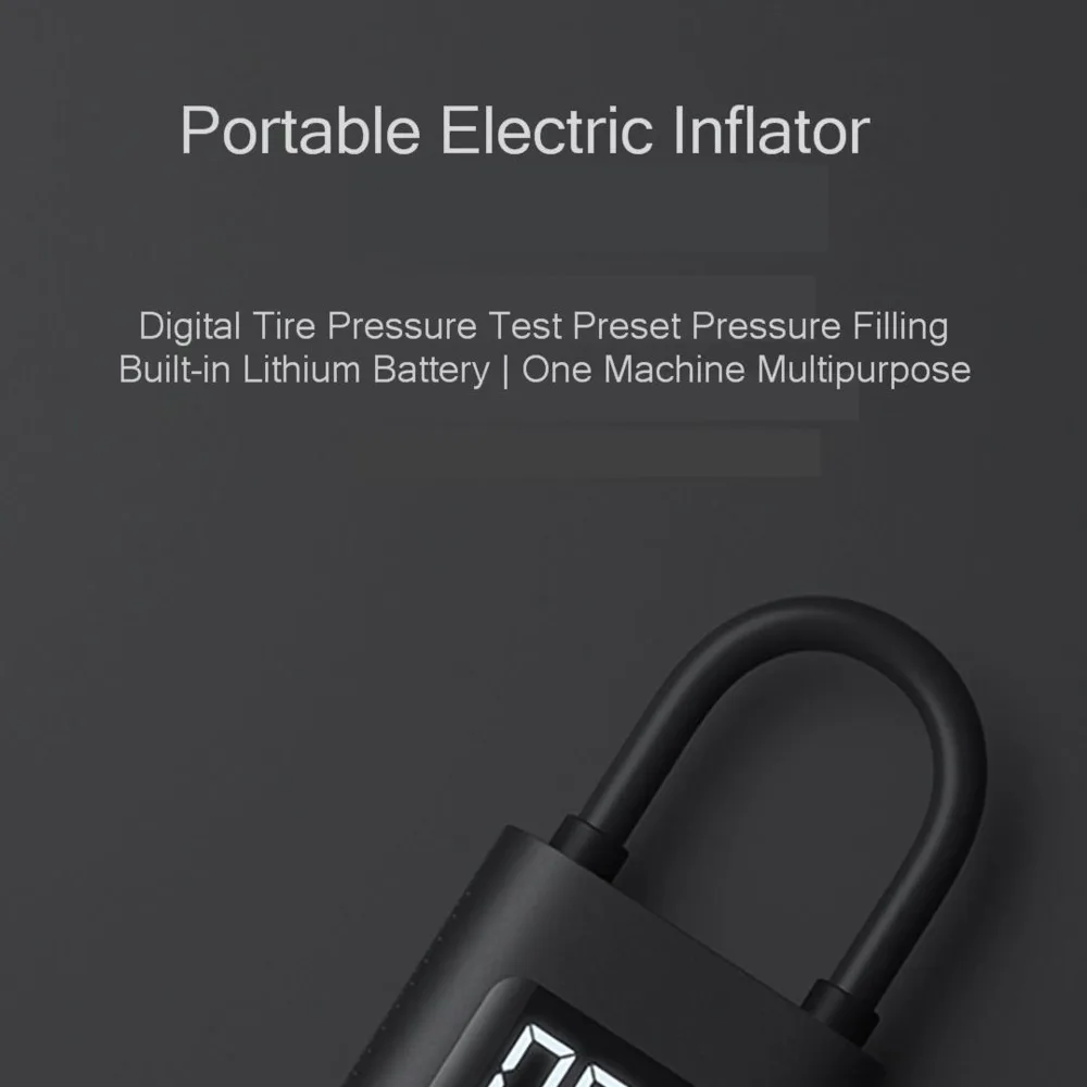 Original Xiaomi mijia Inflation Precious Vehicle Inflation Pump Portable Mini- Mini Bicycle Motor-d
