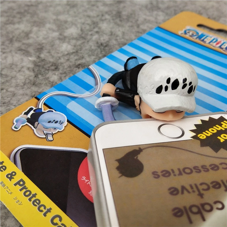 Подарок Dragon Ball фигурки приколы розыгрыши кабель защиты для IPhone кабель укус животное милый мультфильм Аниме кукла игрушка для детей