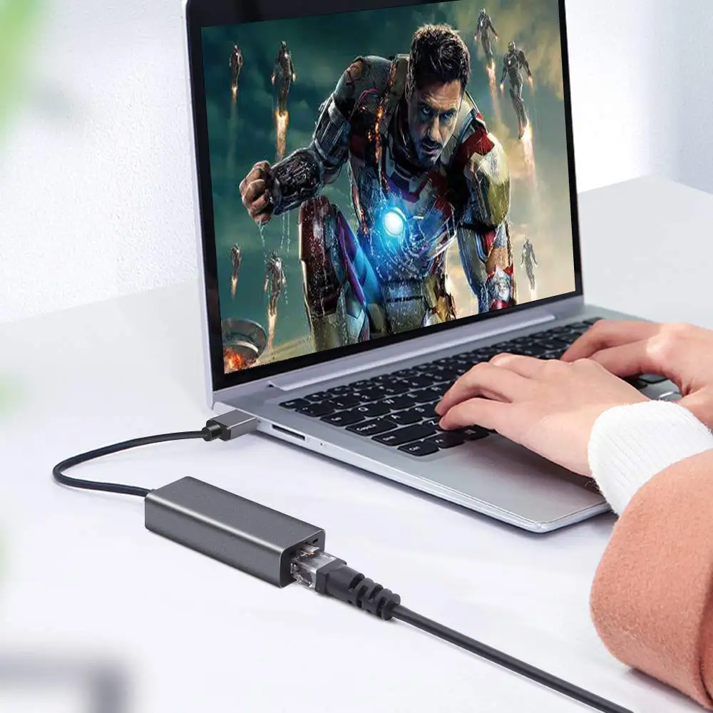 USB Ethernet адаптер USB 3,0 сетевая карта для Gigabit Ethernet RJ45 Lan для Windows 10 Xiaomi Mi Box 3 kingd коммутатор Ethernet US