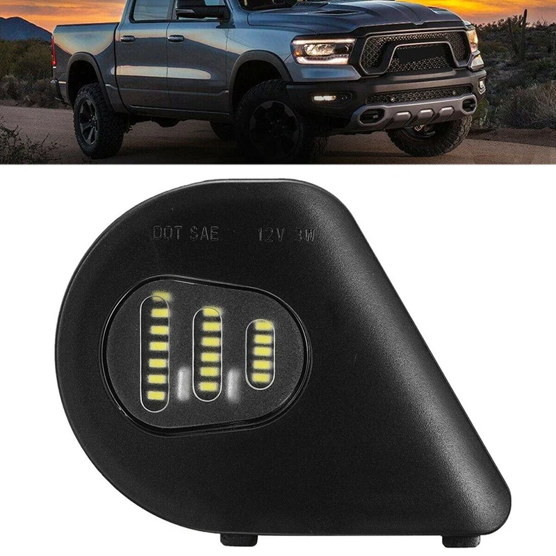 2X 18LED боковое зеркало Puddle светильник для Dodge Ram 1500 2500 3500 4500 5500 2010-19