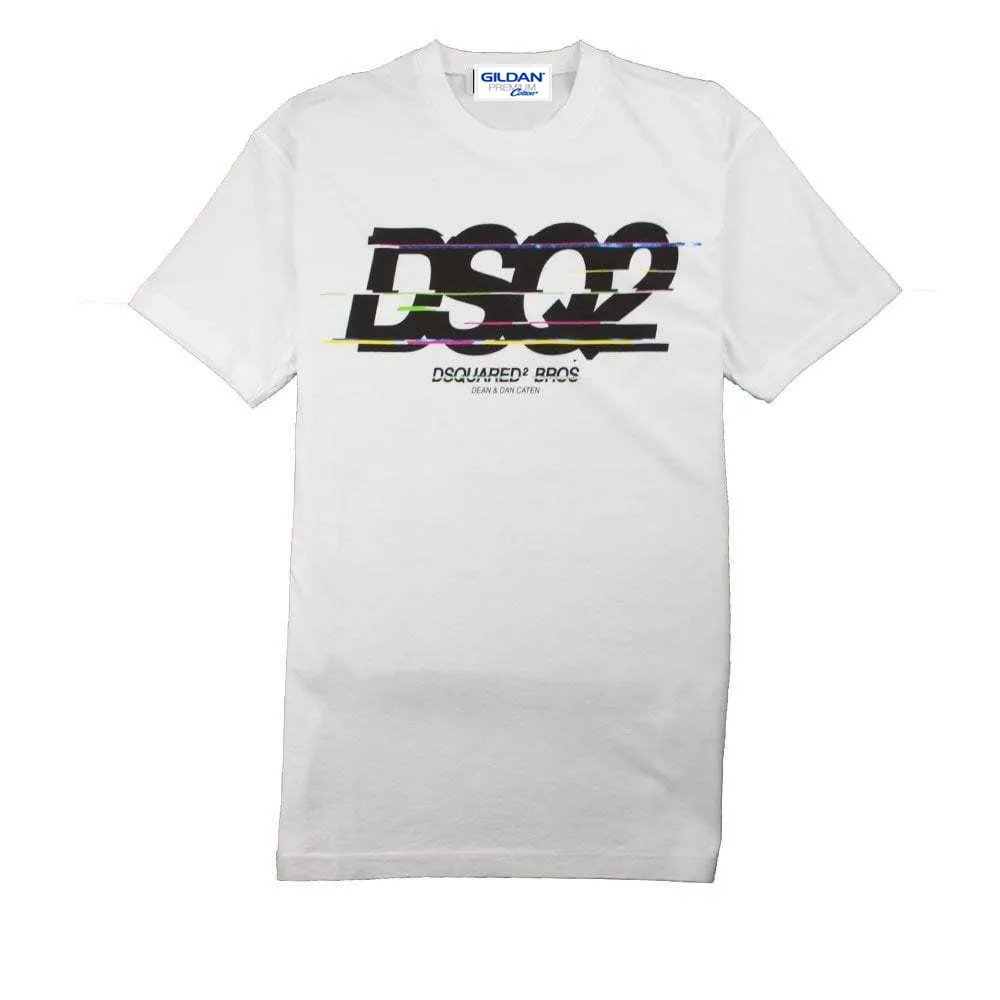 

New Dsq2 Bros T-Shirt White Printed Tee Unisex Size: S-3Xl
