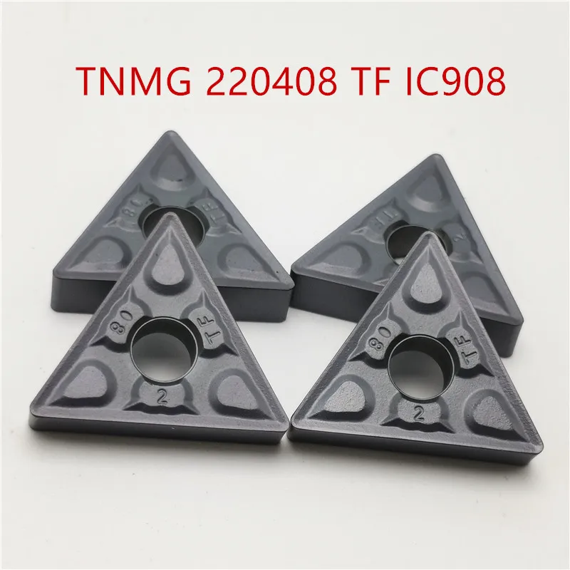 Твердосплавные TNMG220408 TF IC907/IC908 внешние токарные инструменты TNMG220404 карбидная вставка для токарного станка режущий инструмент инструменты с ЧПУ