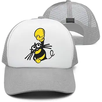 

Youmaosy Designer Caps America Bee Flag Unisex Adjustable mesh Snapback Hat