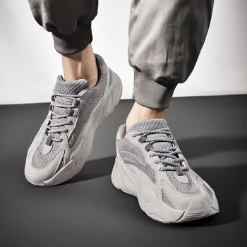 

Summer Krasovki Walking Casual Shoes Men Lace-Up Sapato Masculino Brand Sneakers Shoes Male Breathable Shoes Zapatillas Hot Sale