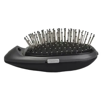 

Portable anti-static negative ion straight hair massage comb ABS Stainless steel Moisturizes hair Promote blood circulation