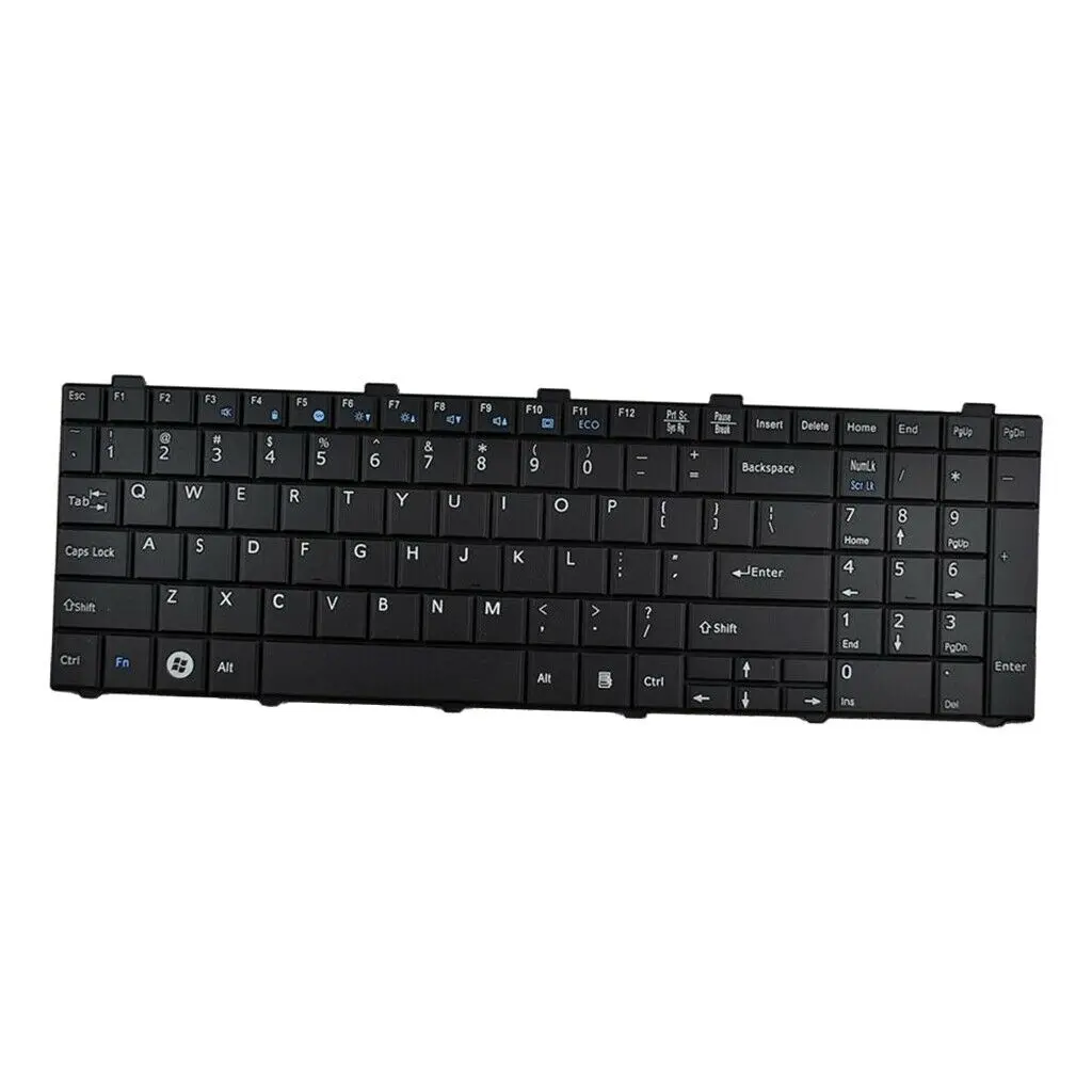 Черная клавиатура для ноутбука США для Fujitsu Lifebook A530 AH530 без подсветки