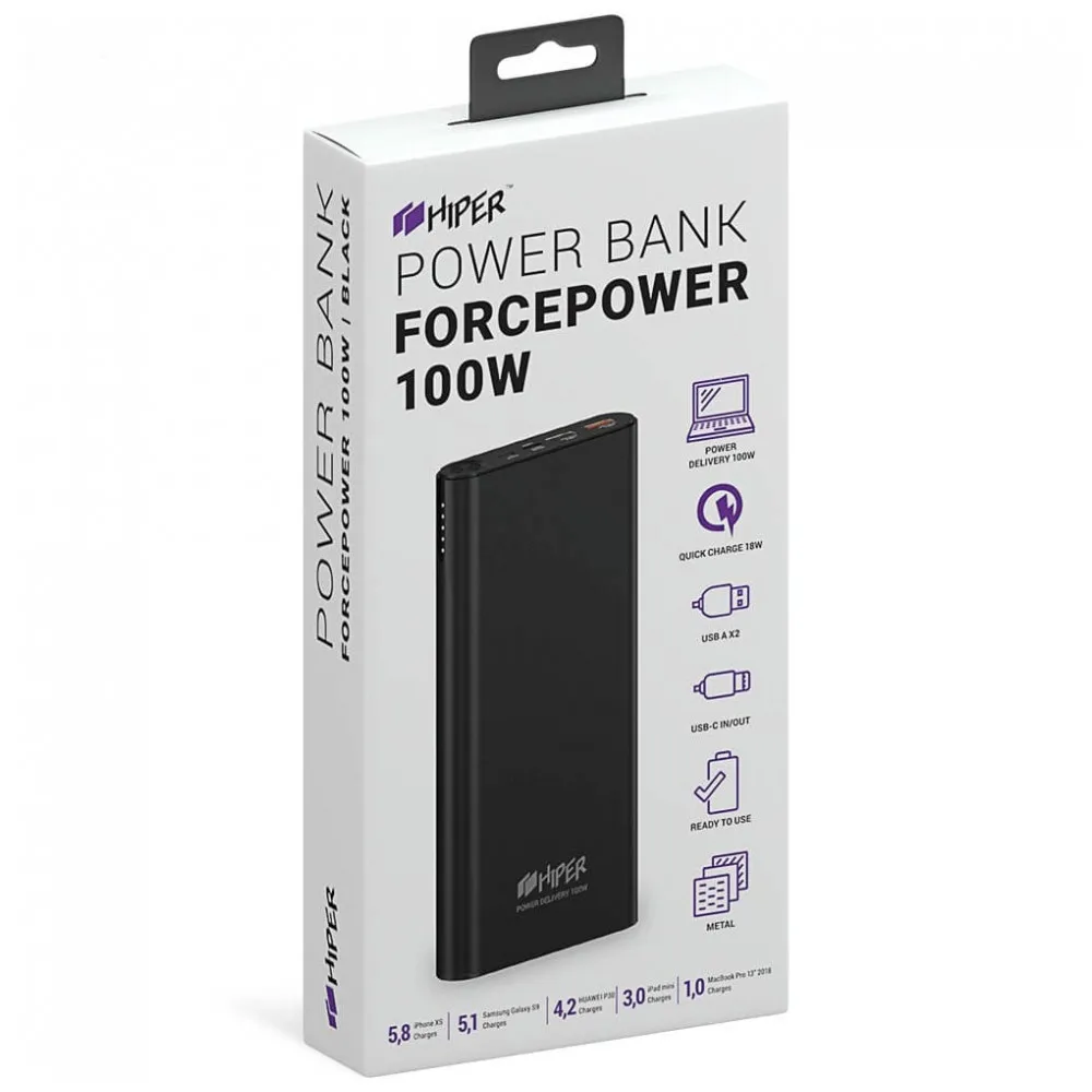 HIPER Power Bank ForcePower 100W