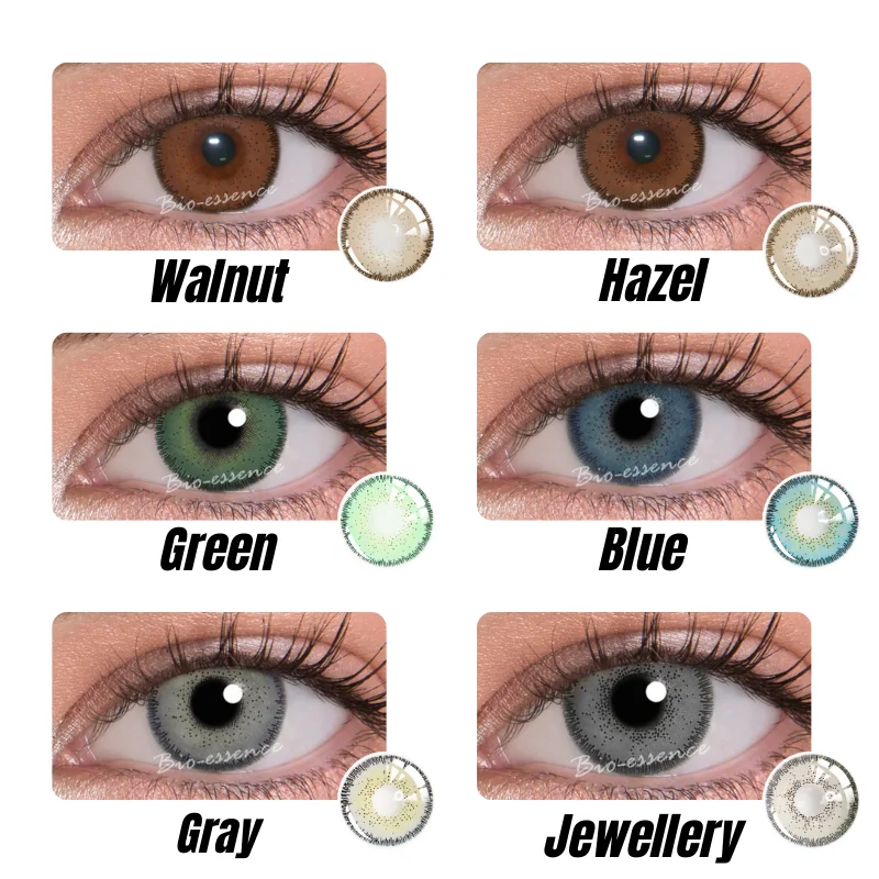 1 Paio Di Lenti A Contatto A Colori Per Occhi Serie Magica Lentillas Verdes Naturales Lentilles De Lenti Colorate