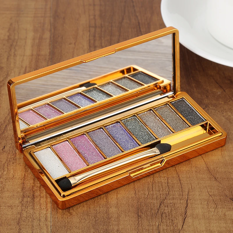 

1pcs 9 Color Cosmetic Eyeshadow Set Newest Eyeshadow Palette Shimmer Matte Nude Makeup Palette Pigmented Long Lasting With Brush
