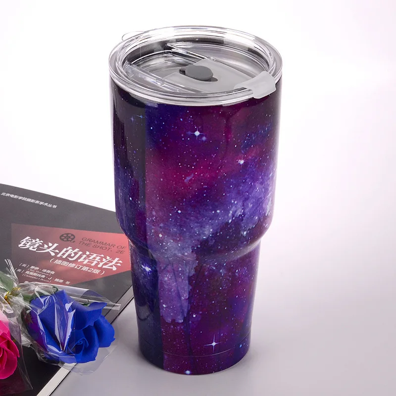 30 унций/900 мл тумблера двухслойная бутылка из нержавеющей стали для пива и вина