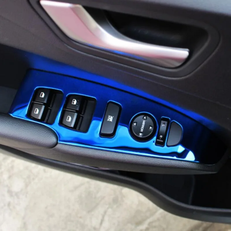 Tonlinker интерьер окна чехол для пульта наклейки для hyundai Solaris-19 Автомобиль Стайлинг 4 шт. крышка из нержавеющей стали наклейки