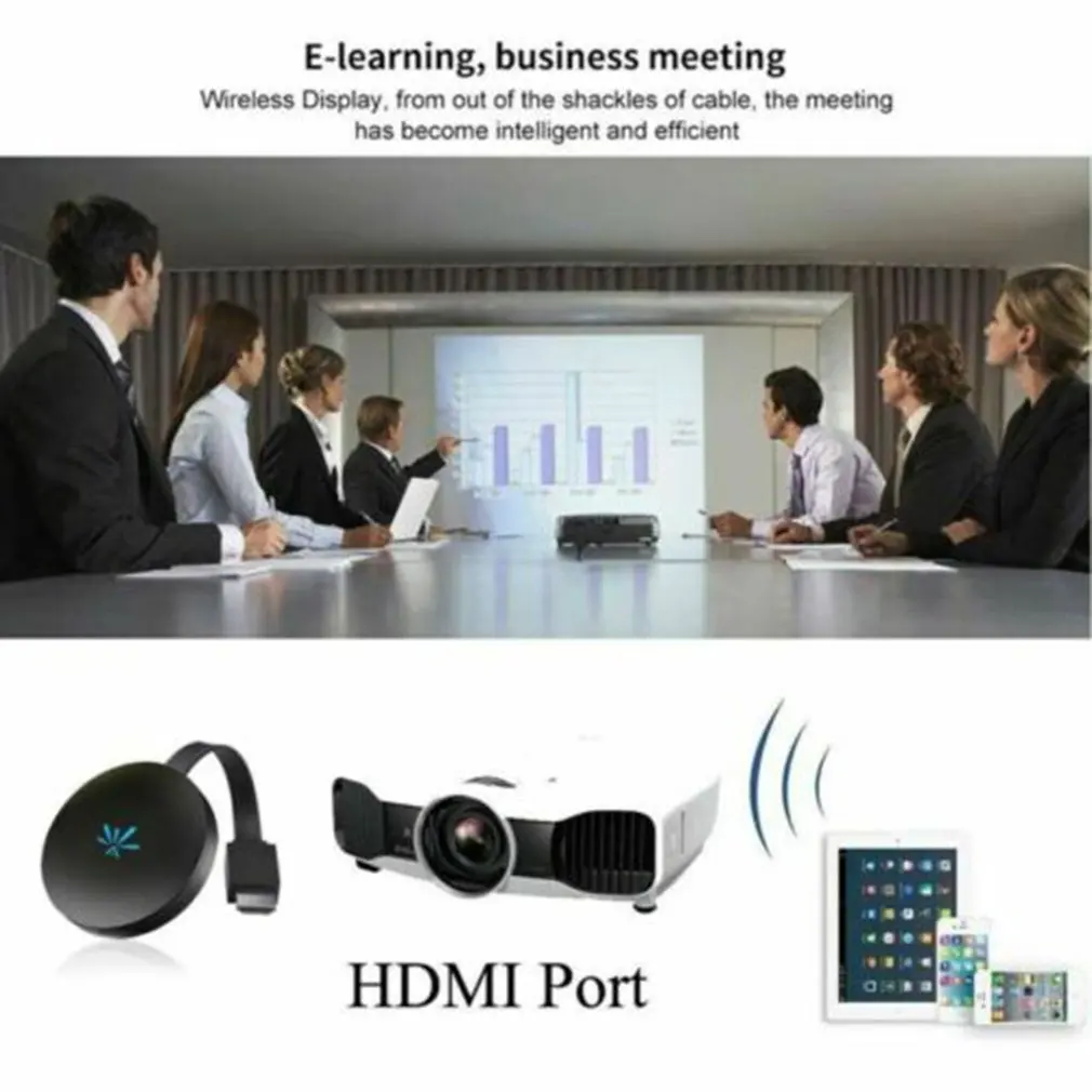 G6 TV Stick 2.4GHz Video WiFi Display HD Screen Mirroring TV Wireless Dongle Receiver For Google Chromecast 2
