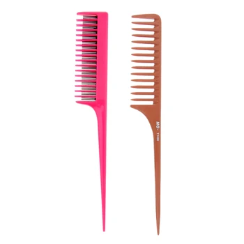 

2pcs Teasing Comb - Rat Tail Comb for Back Combing, Teasing,Adding Volume,Evening Styling for Thin,Fine and Normal Hair