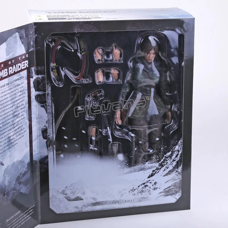 Play Arts Kai Rise of the Tomb Raider Lara Croft ПВХ фигурка коллекционная игрушка