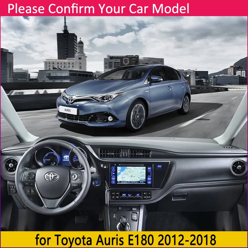 Для Toyota Auris 2012~ E180 180 Scion iM Corolla Противоскользящий коврик, накладка на приборную панель, Солнцезащитный коврик, аксессуары для ковра