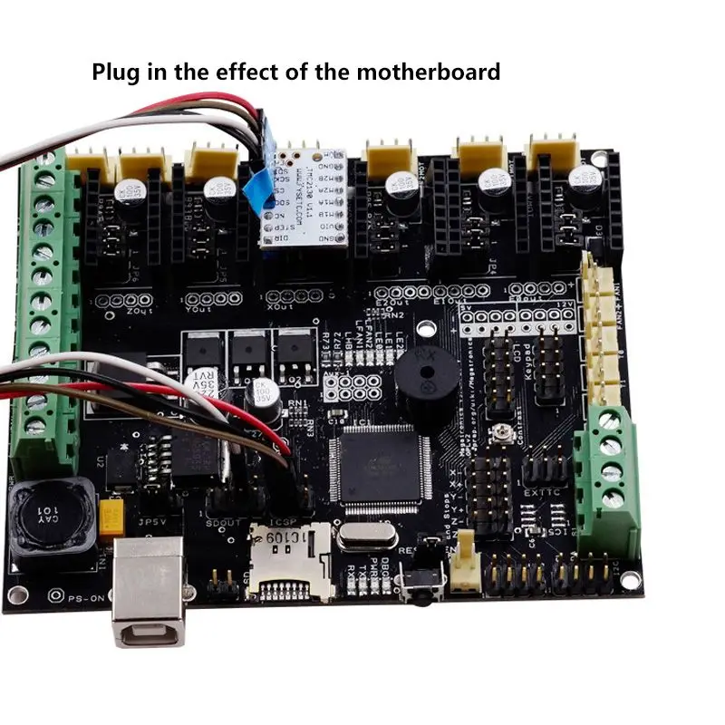 1 шт. Супер Mute TMC2130 V1.1 шаговый двигатель модуль драйвера с радиатором для 3d принтера