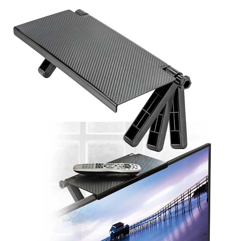 

HKML Screen Top Shelf Screen Shelf Computer Monitor Riser Desktop Stand TV Rack Display Shelf Storage Desk Dropshipping