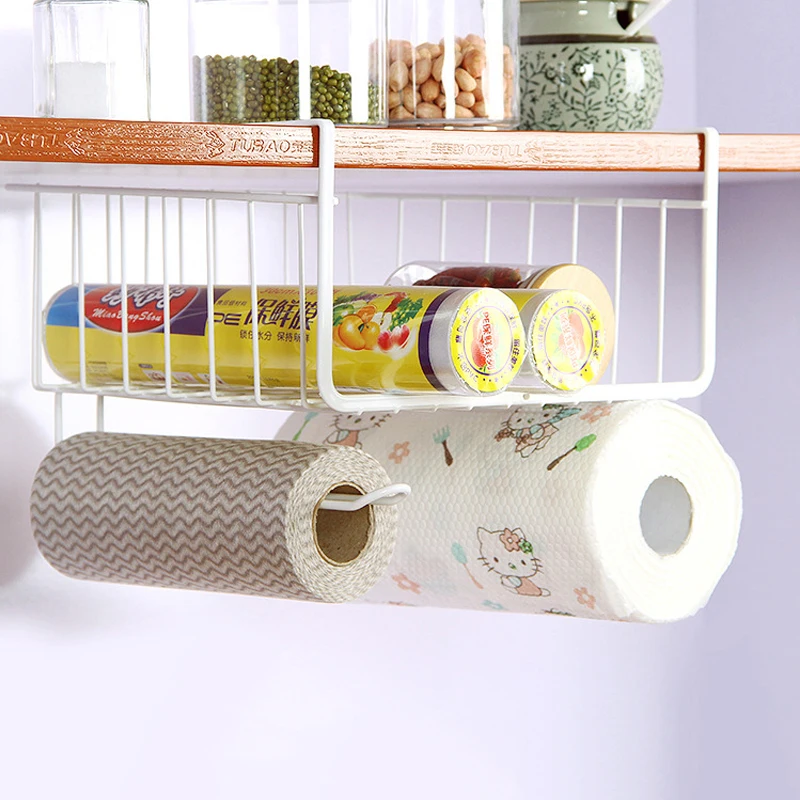 Kitchen Iron Storage Shelf Cupboard Hanging  Baskets Hanging Kitchen  Cabinet - Storage Holders & Racks - Aliexpress