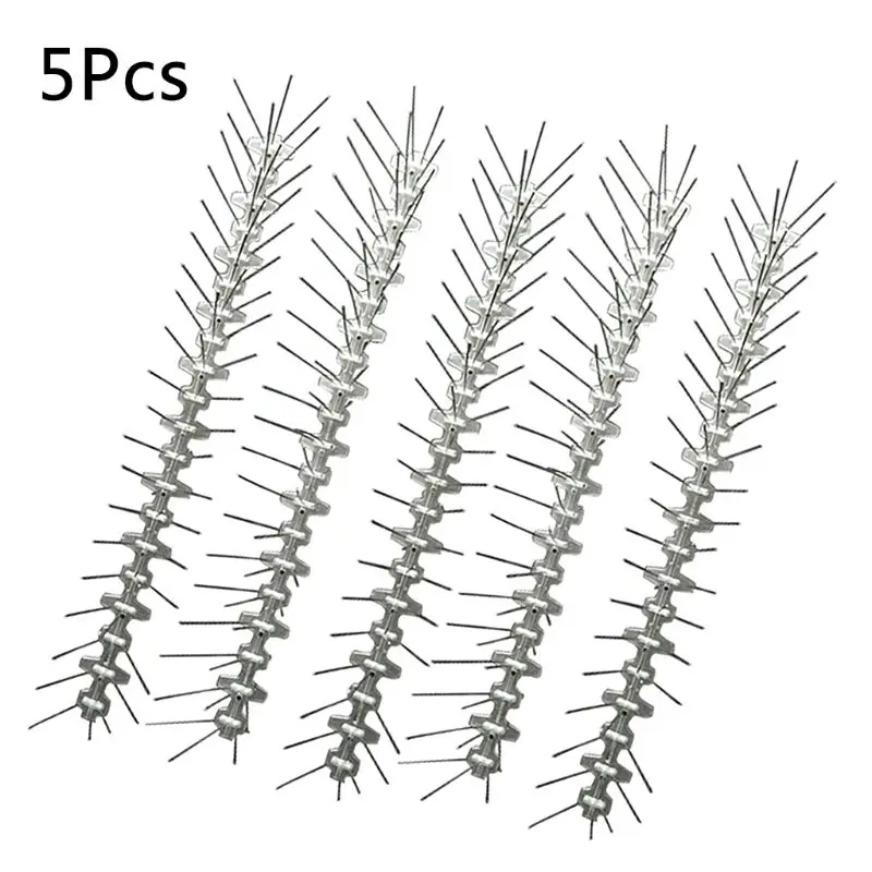 

5pcs Stainless Steel Anti Bird Pigeon Spikes Anti Birds for Get Rid Pigeons Scare Birds Pest Control