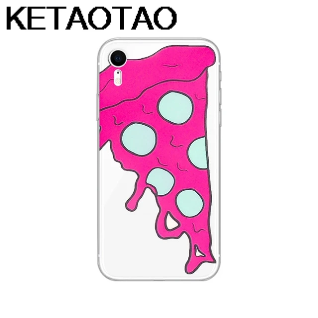 Цвет: желтый KETAOTAO чехол для телефона с рисунком еды s для iPhone 4S 5C 5S 6S 7 8 SE 5 6 Plus XR XS Max чехол кристально чистый мягкий TPU чехол s - Цвет: Цвет: желтый