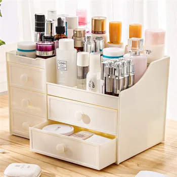 

Cosmetic storage box desktop drawer household dressing table mask Organizer Boxes Makeup Brush Holder Skin Care Lipstick Jewelry