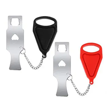 

2 Pack Easy Carry Door Lock Travel Lock Heavy Duty Safety Lockdown Lockset Additional Theft Prevention Security