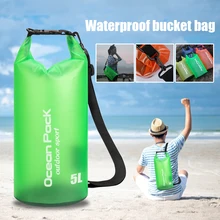 5L Waterproof Dry Bag Sack Storage Pack Foldable for Rafting Swimming Kayaking Canoeing Trekking Boating Sailing Fishing
