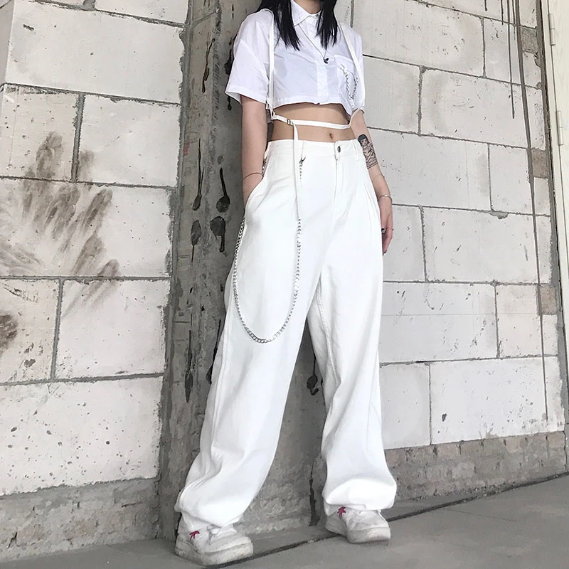 relaxed wide leg pants