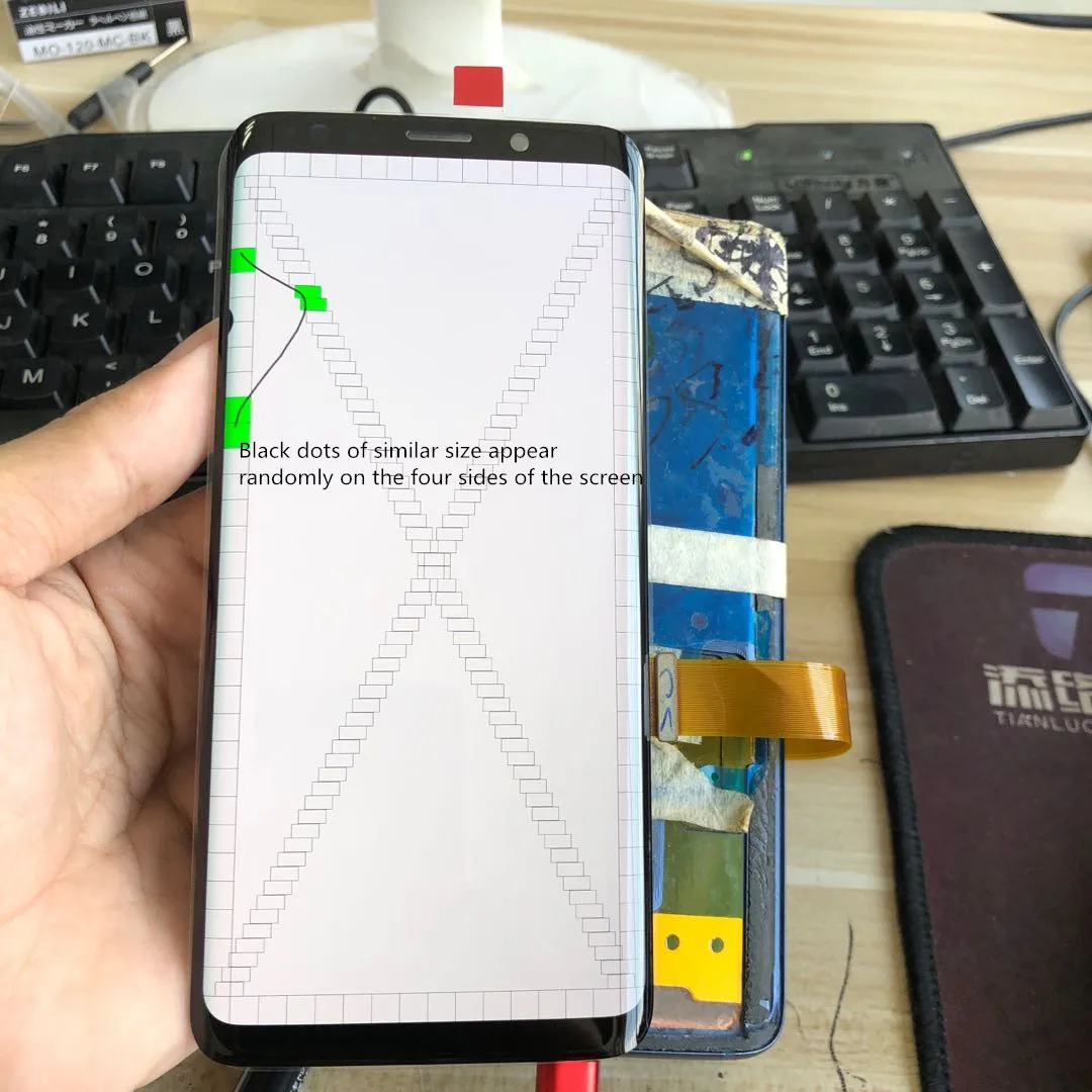 Оригинальный S9 Дисплей для Samsung Galaxty G960 ЖК-дисплей с точкой Super AMOLED G960F дисплей |