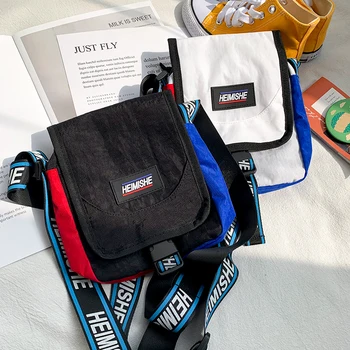 

Street Contrast Shoulder Bag hot's New Tooling Wind Messenger Bag Sports And Leisure Large-capacity Bag Female Crossbody Bag