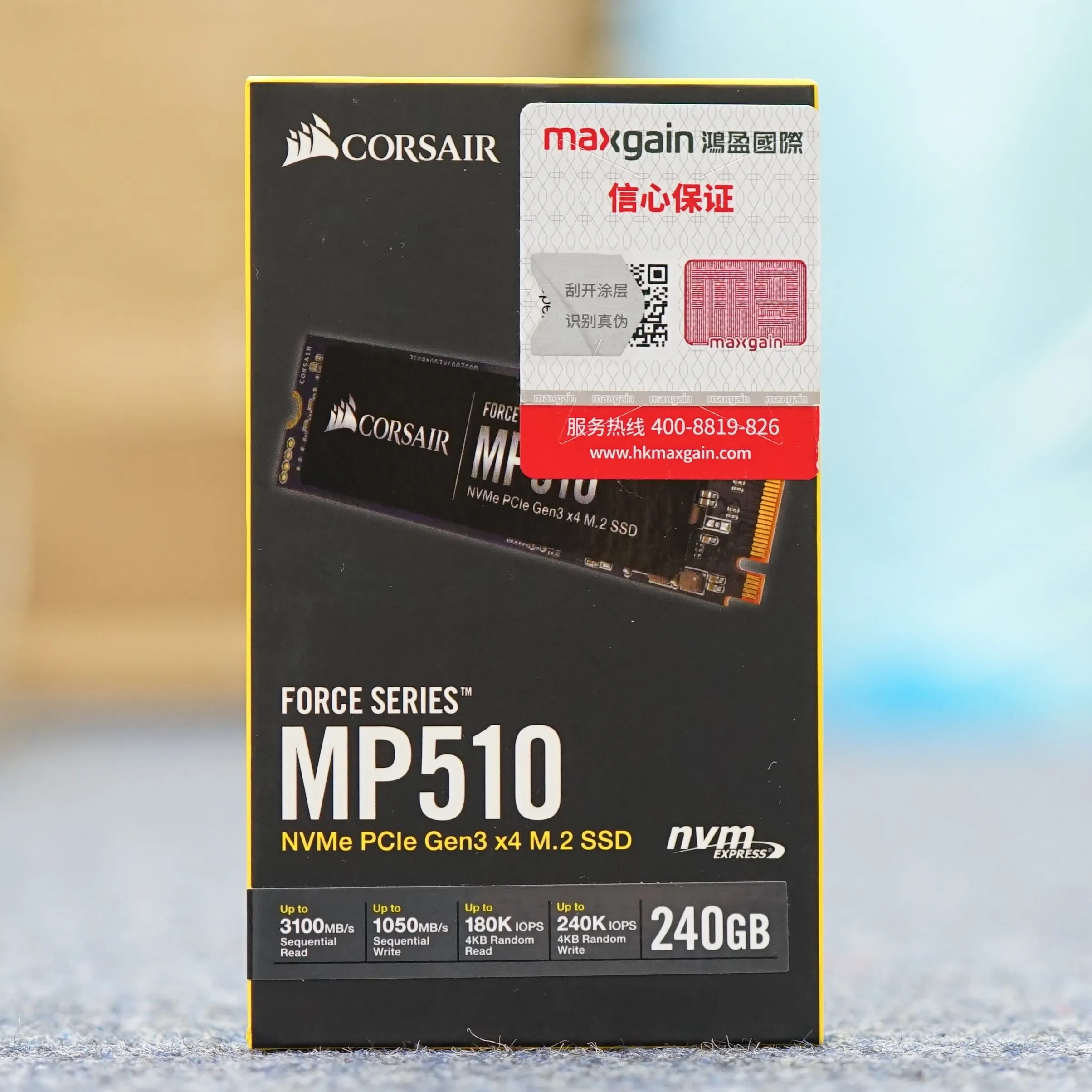 CORSAIR Force Series MP510 240GB NVMe PCIe Gen3 x4 M.2 твердотельный накопитель SSD для ноутбука