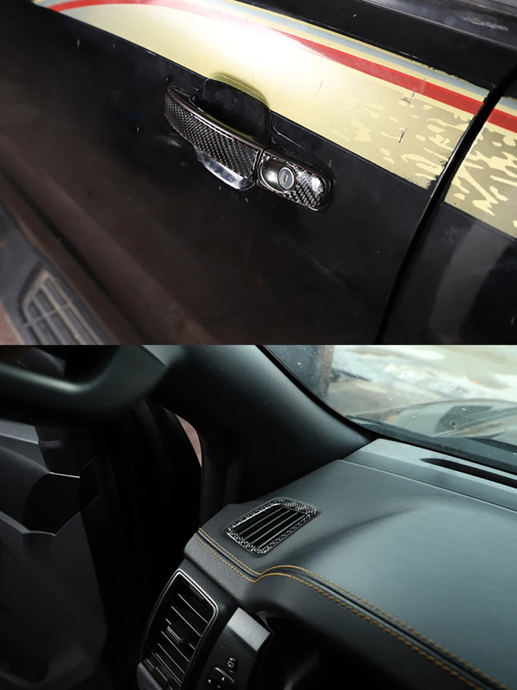 For Ford Ranger Wildtrak 2015-2021 Car Gear Panel Central Control Instrument Decorative Panel Interior Sticker Car Accessories