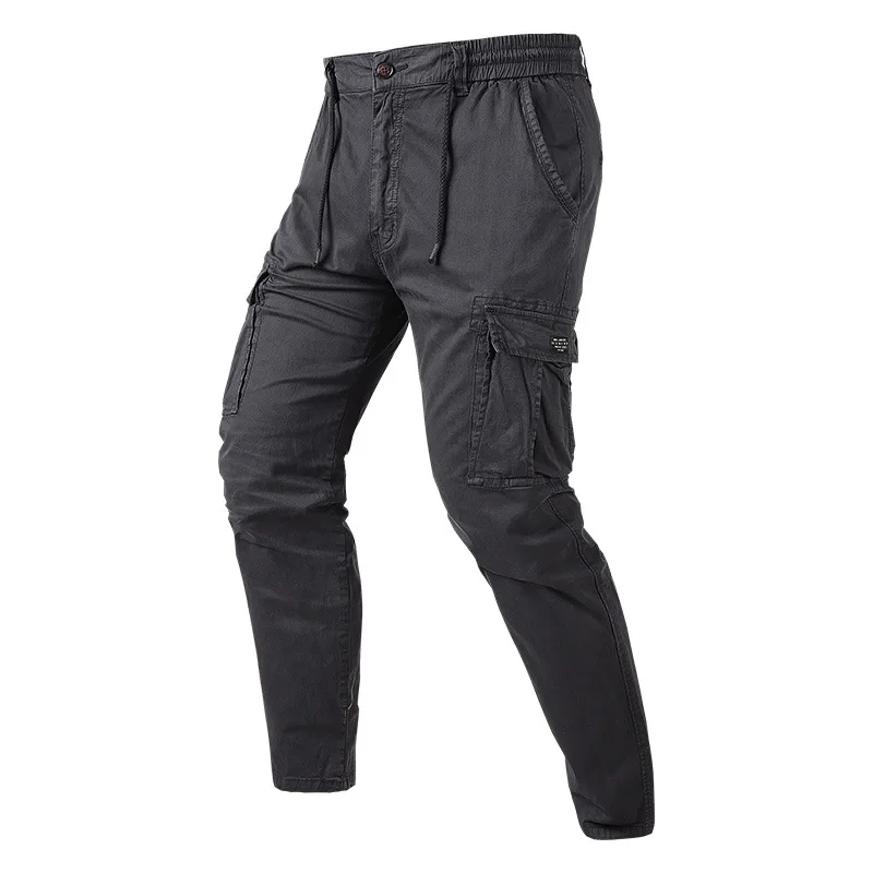 casual dress pants 2021New Men Autumn Overalls Tactical Outdoor Jogger Pants Drawstring Trousers Winter Casual Cotton Fashion Streetwear Pants Men casual dress pants Casual Pants