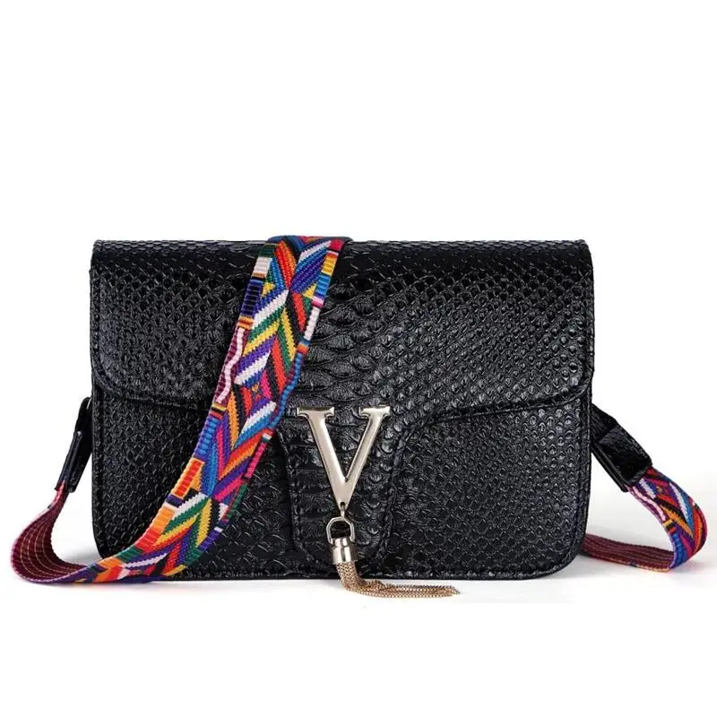 Новая роскошная женская дизайнерская сумка из крокодиловой кожи, сумка высокого качества, маленькая сумка-тоут, модная брендовая сумка, sac основной femme de marque Lux - Цвет: black