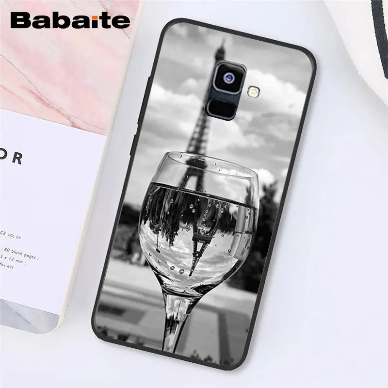 Babaite Париж Лондон Эйфелева башня Нью-Йорк осень чехол для телефона для samsung Galaxy A7 A50 A70 A8 A3 A6 A6Plus A8Plus A9 - Color: A7