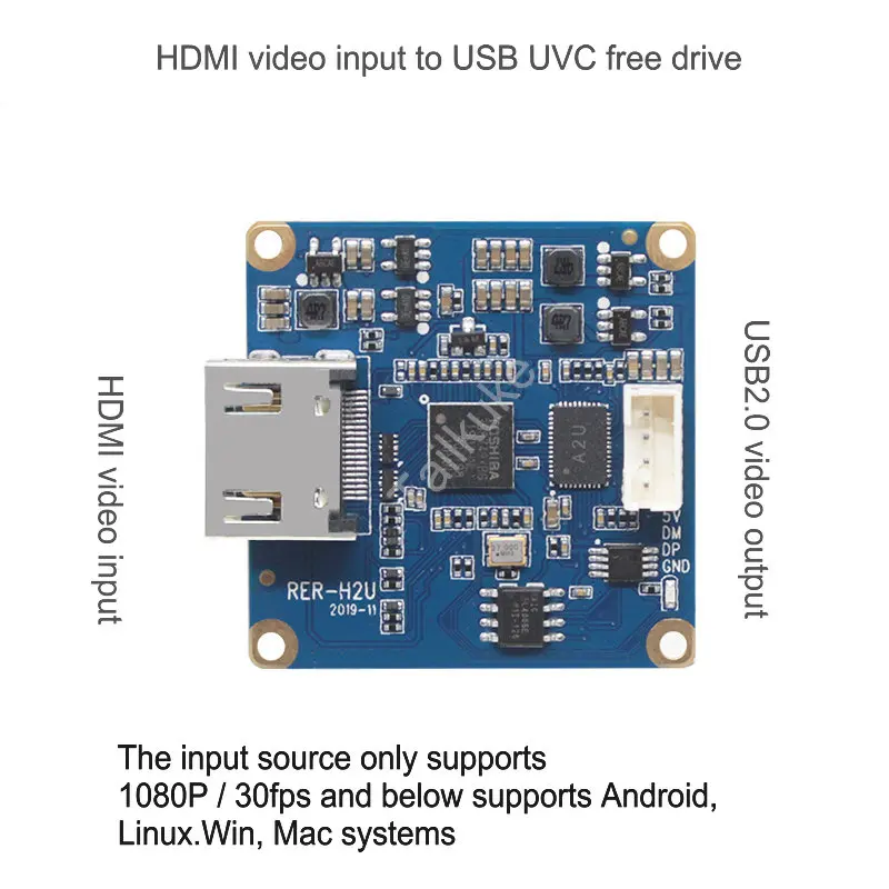 Hdmi Input To Usb Output 1080p30 Frame Uvc Free Drive Android Linux Universal Air Conditioner Parts Aliexpress