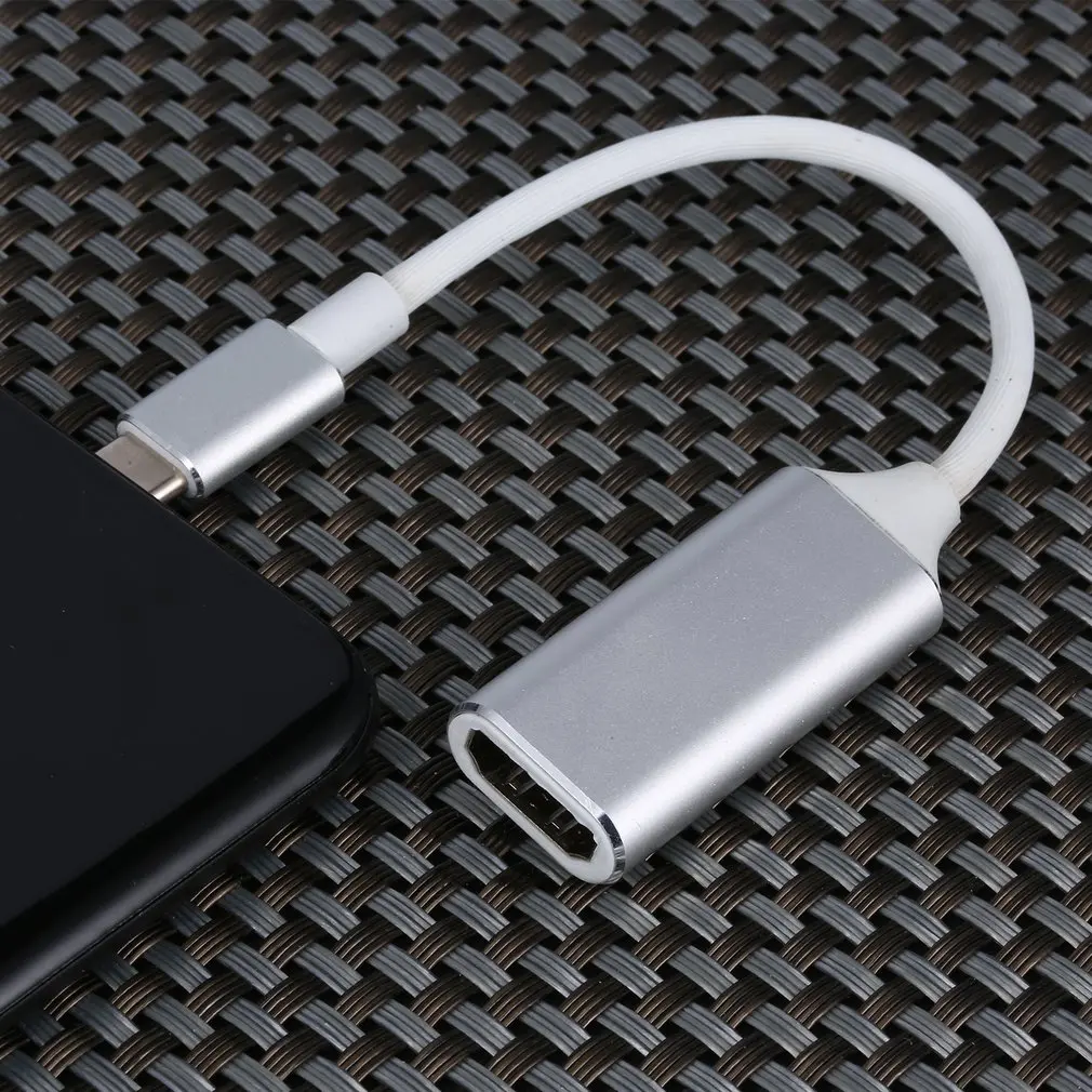 4k Ultra HD USB 3,1 USB-C type C к HDMI HDMI-A F-адаптер HDTV ключ Кабельный адаптер-переходник для MacBook для Lumia950XL