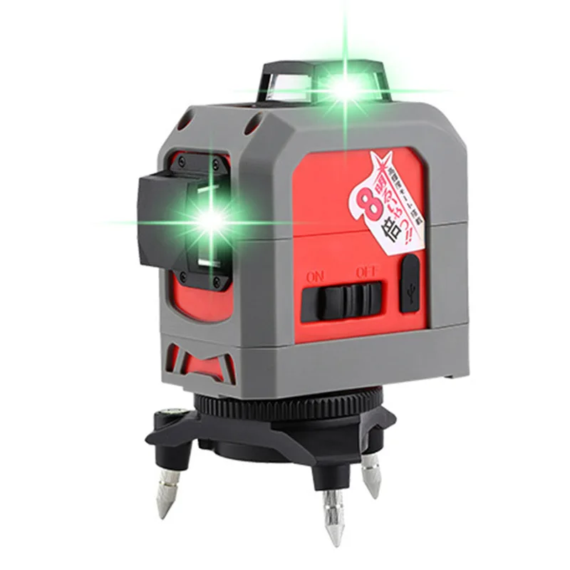 

High Precision Foucault FC-185-1 Self-Leveling Green Laser Level Device 360 Distance Meter Laser Line Measure Construction Tools