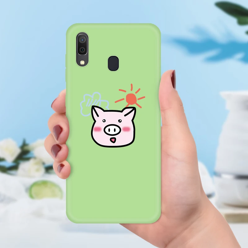 06 Чехол для телефона для samsung Galaxy A30 A50 A60 A70 A20 A10 A30 A7 чехол для samsung Gaaxy M40 M30 M20 M10 Coque принципиально в виде ракушки - Цвет: 06