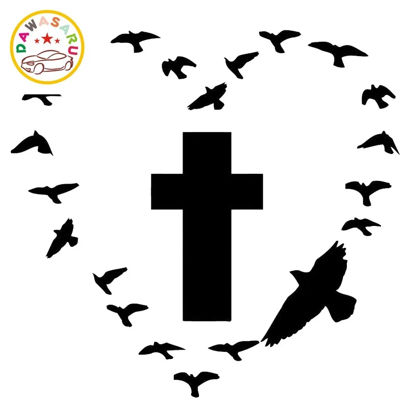 Модная наклейка для стильного автомобиля Cross Bird украшения ПВХ мотоцикла