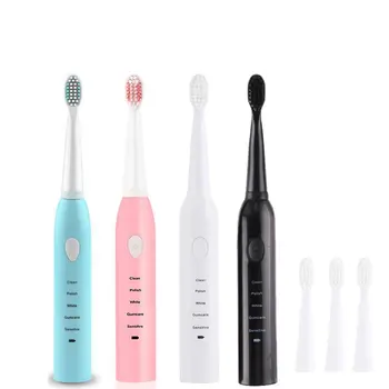 

Powerful Sonic Ultrasonic Electric Toothbrush Usb Charging Rechargeable Toothbrush Washable Electronic Whitening Toothbrush