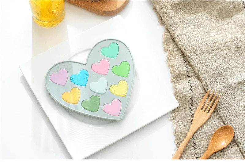 Форма для торта сердце силиконовая форма для украшения торта инструменты для помадки формы для выпечки мыла Свадебная форма для шоколада