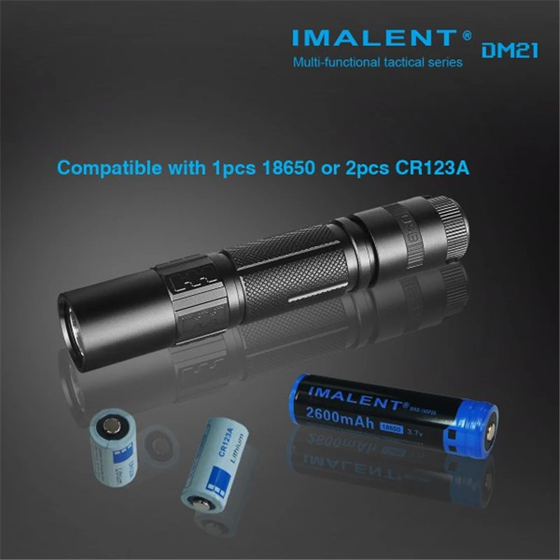 

IMALENT DM21 L2 U4 LED Flashlight And Fast pull sleeve Intelligent Charging Searching Camping Torch Lantern Spotlight Lamp