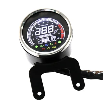 

Digital Speedometer Odometer Meter Gauge Interior Accessories Universal 12V