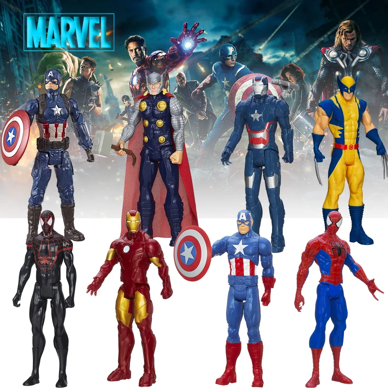 Экшн-фигурки супергероев Marvel игрушки Мстители финал Тор танос Росомаха Железный