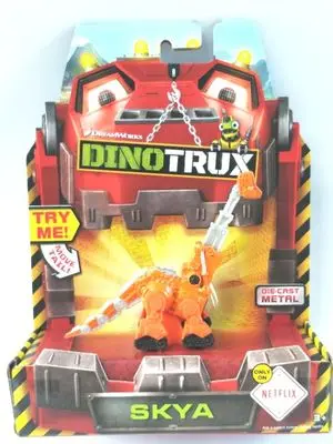 With original box Dinotrux Dinosaur Truck Removable Dinosaur Toy Car Mini Models New Children's Gifts Dinosaur Models 20